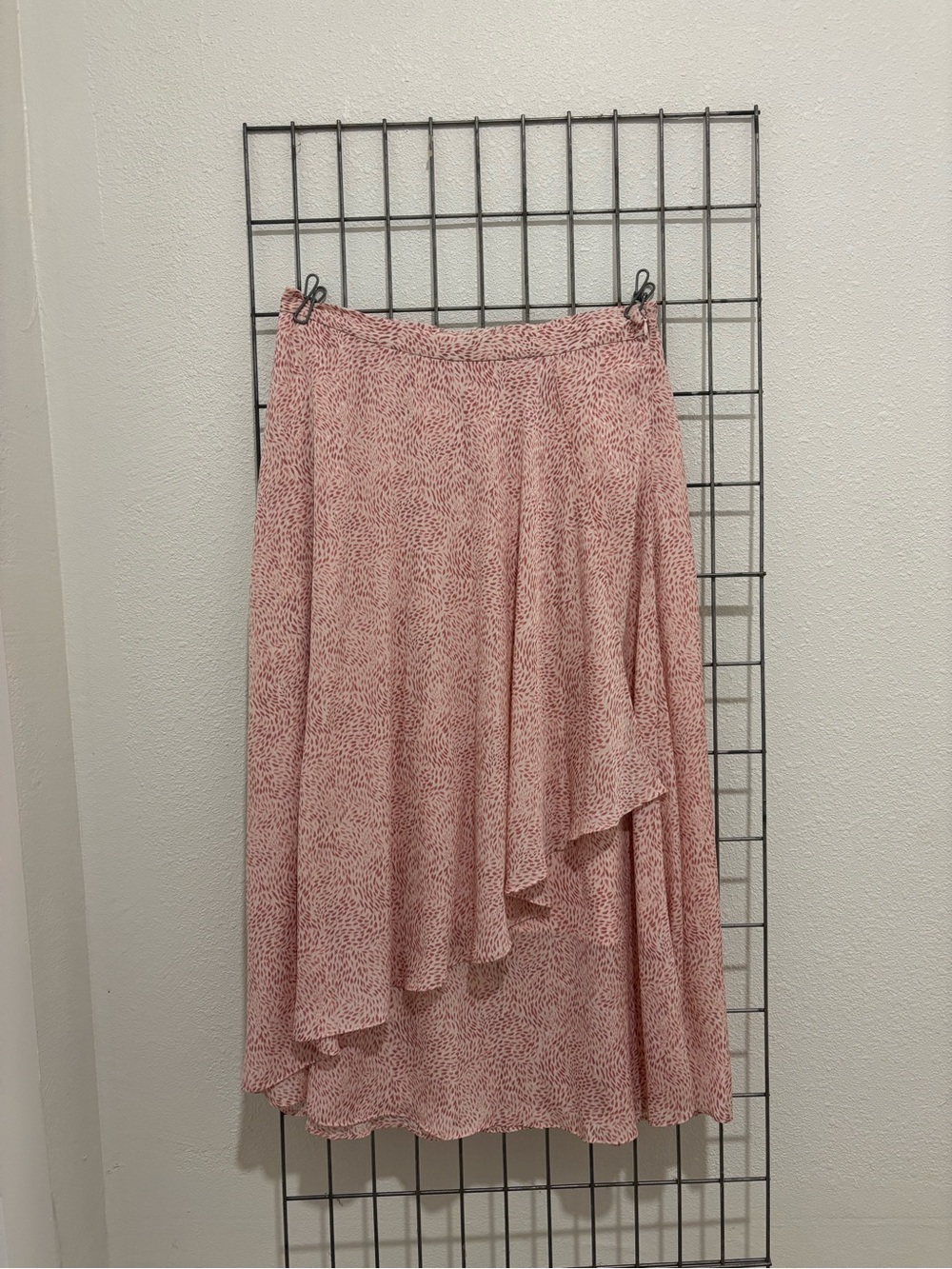 Vince Camuto Dusty Rose High-Low Midi Skirt